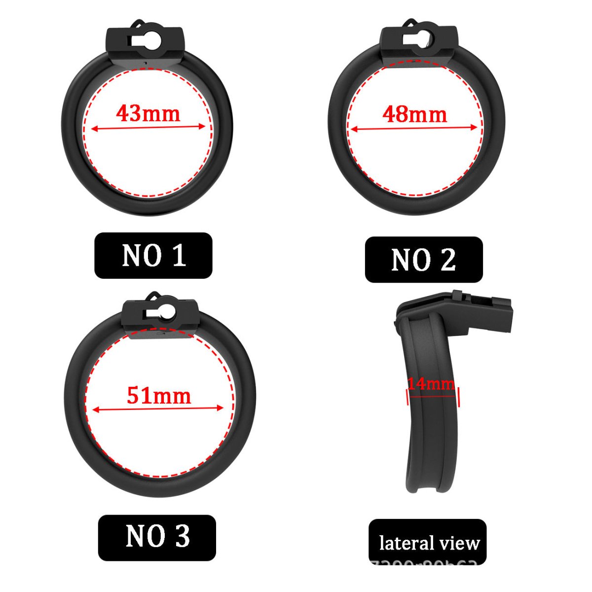 Opening Top Chastity - 3 Sizes - Oxy - shop