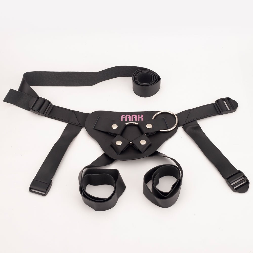 Pegging Combo - Harness Strap-on Belt + Realistic Dildo - Oxy-shop