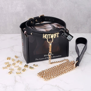 Personalized Submissive BDSM Collar - Devotion Name Collar - Oxy - shop