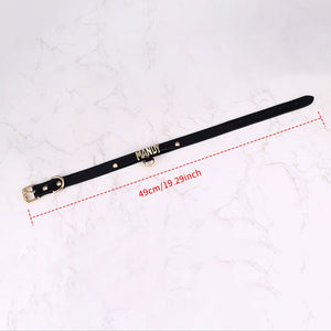 Personalized Submissive BDSM Collar - Devotion Name Collar - Oxy - shop