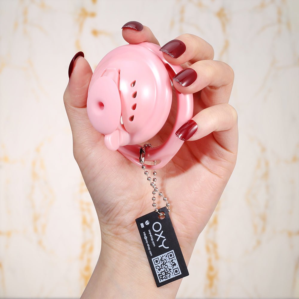 Plugged Vagina Chastity cage - Harness friendly & unique lock system - Oxy - shop