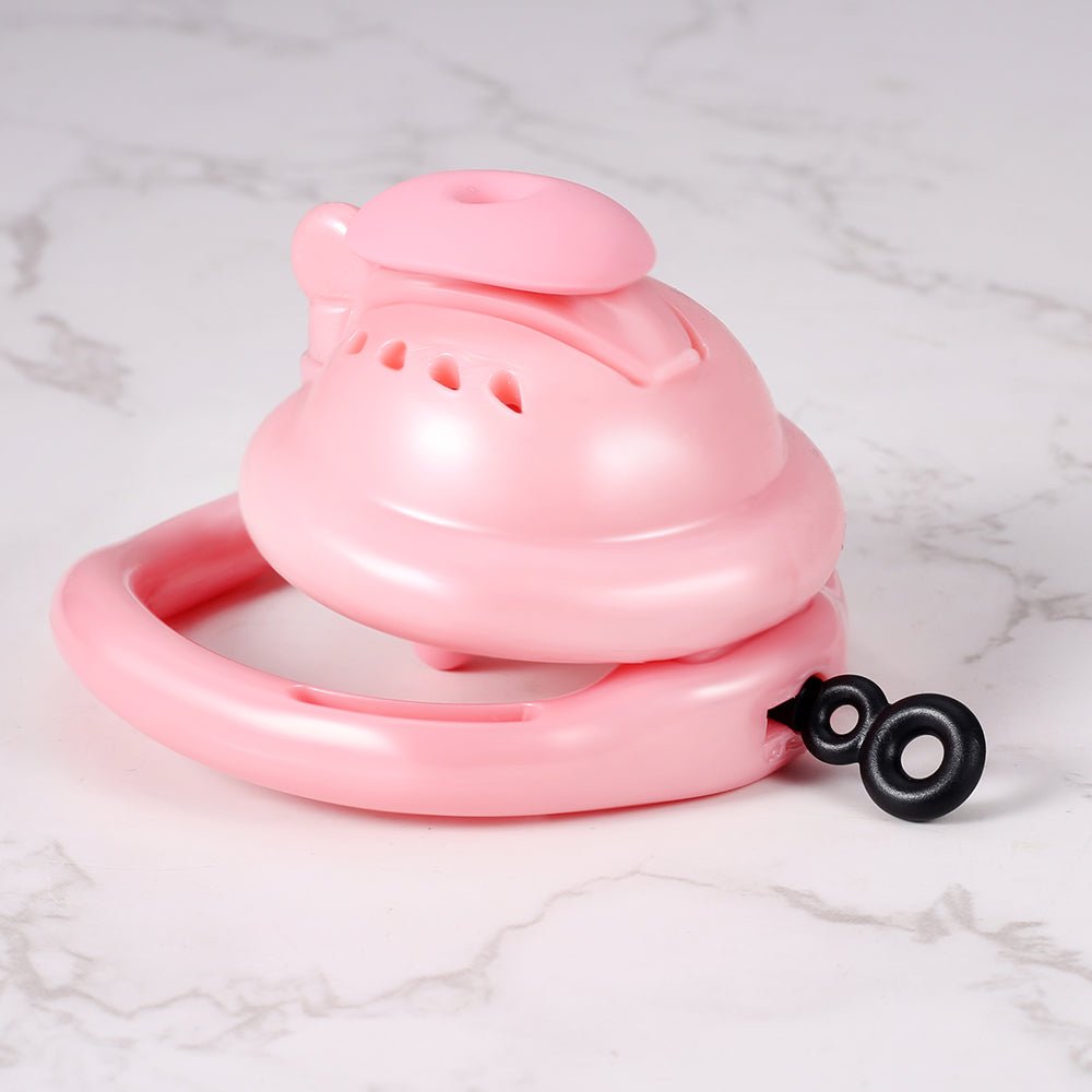 Plugged Vagina Chastity cage - Harness friendly & unique lock system - Oxy - shop