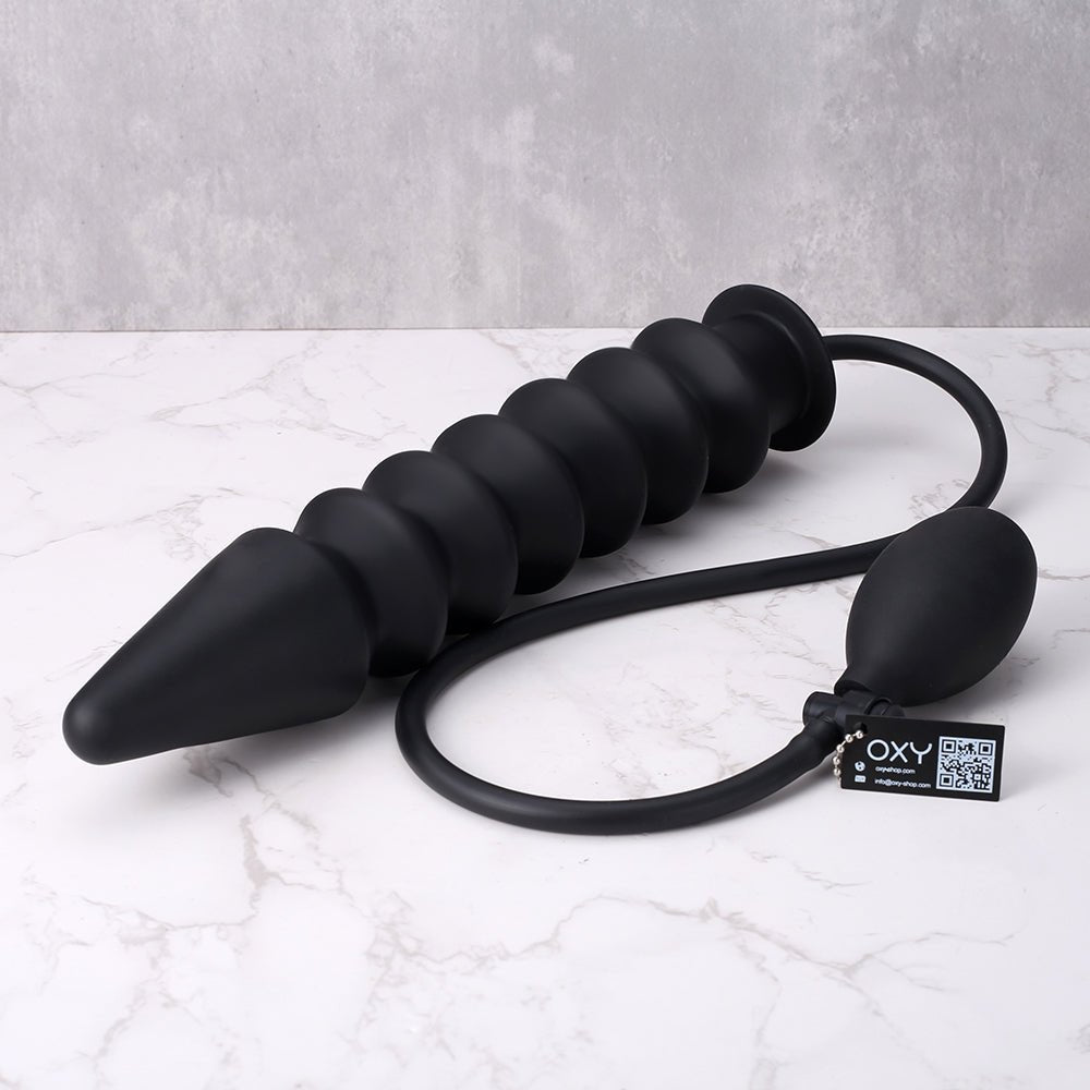 PressureCoil – Inflatable Ribbed Plug - Oxy - shop