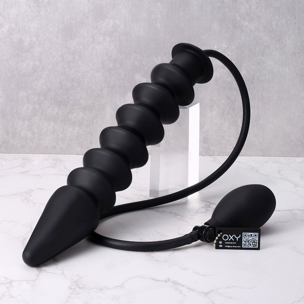 PressureCoil – Inflatable Ribbed Plug - Oxy - shop