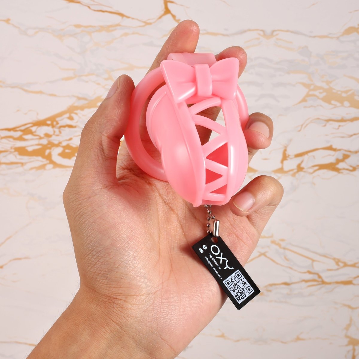 Sissy Gift Wrap 🎀 - Pink Bow Chastity Cage - Oxy - shop