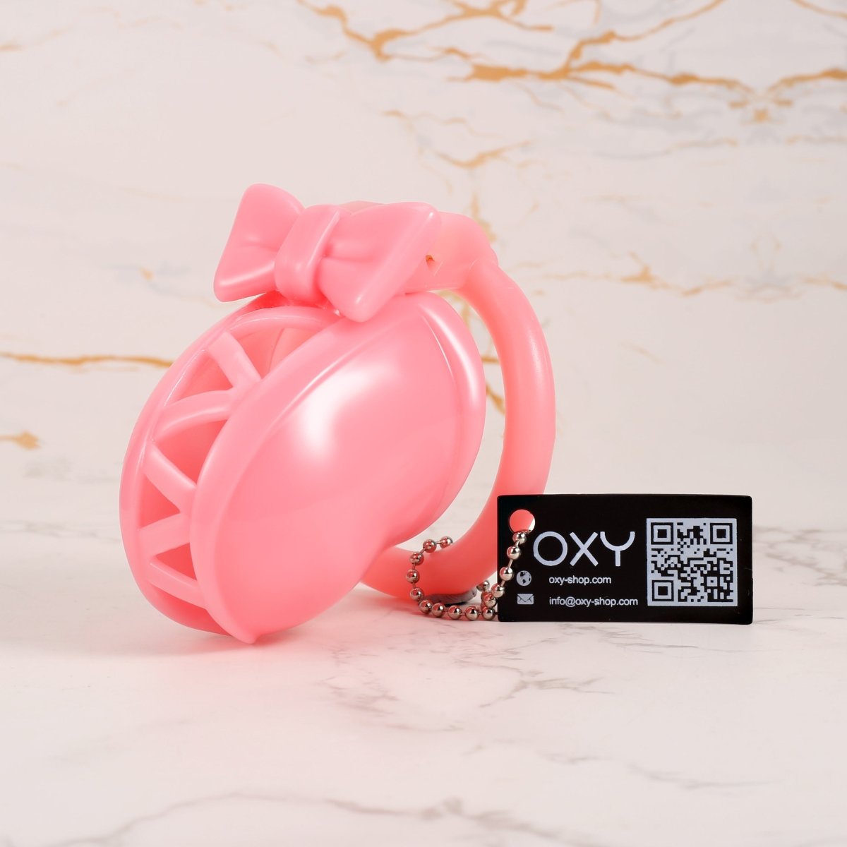 Sissy Gift Wrap 🎀 - Pink Bow Chastity Cage - Oxy - shop