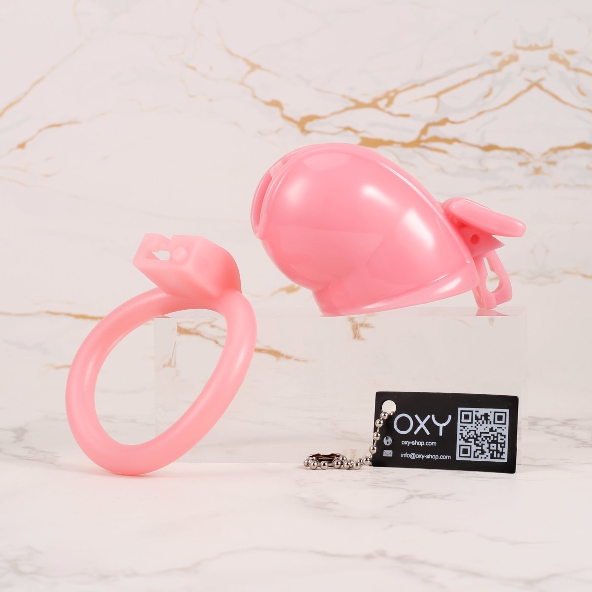 Sissy Gift Wrap 🎀 - Pink Bow Chastity Cage - Oxy - shop