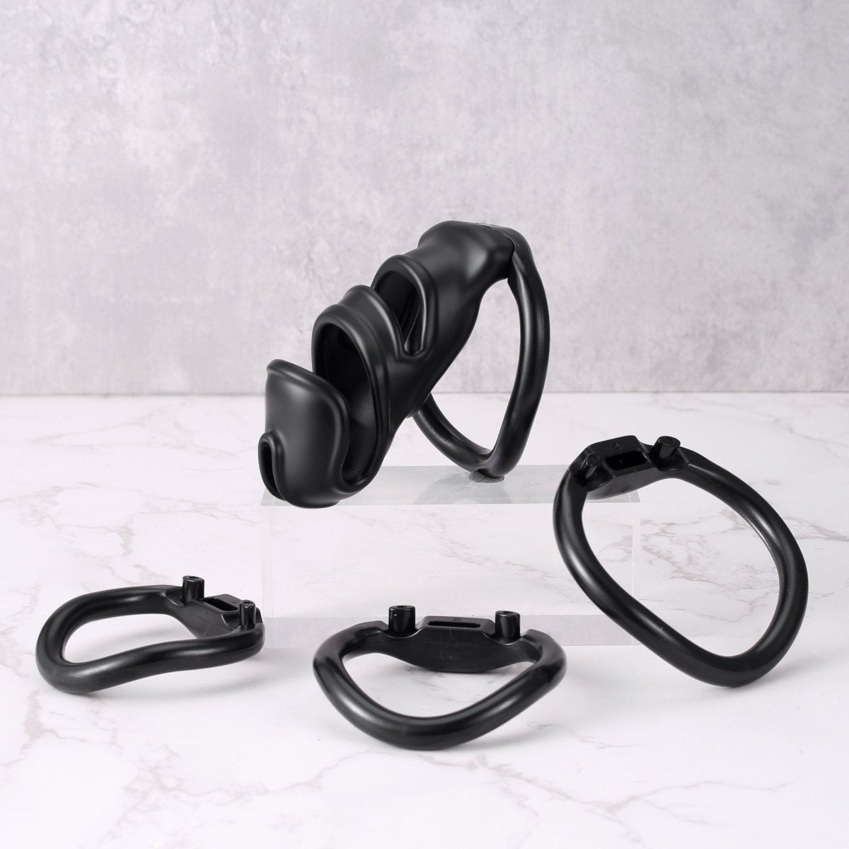 SnakeCage – Narrow Open Frame Chastity Cage (2 Sizes - 2 colors) - Oxy - shop