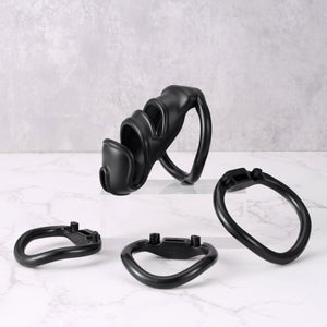 SnakeCage – Narrow Open Frame Chastity Cage (2 Sizes - 2 colors) - Oxy - shop
