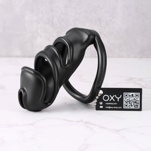 SnakeCage – Narrow Open Frame Chastity Cage (2 Sizes - 2 colors) - Oxy - shop