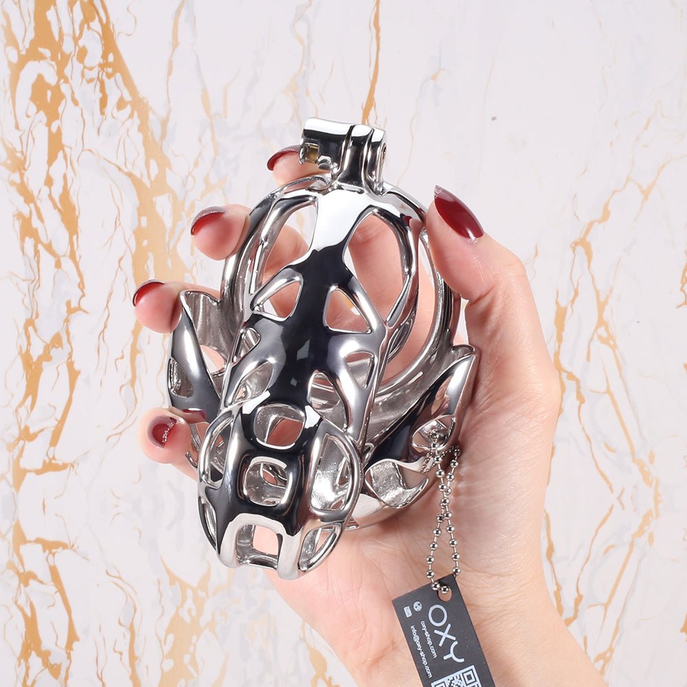 STEEL The Guardian With Balls Shell - Polished Steel - Oxy-shop