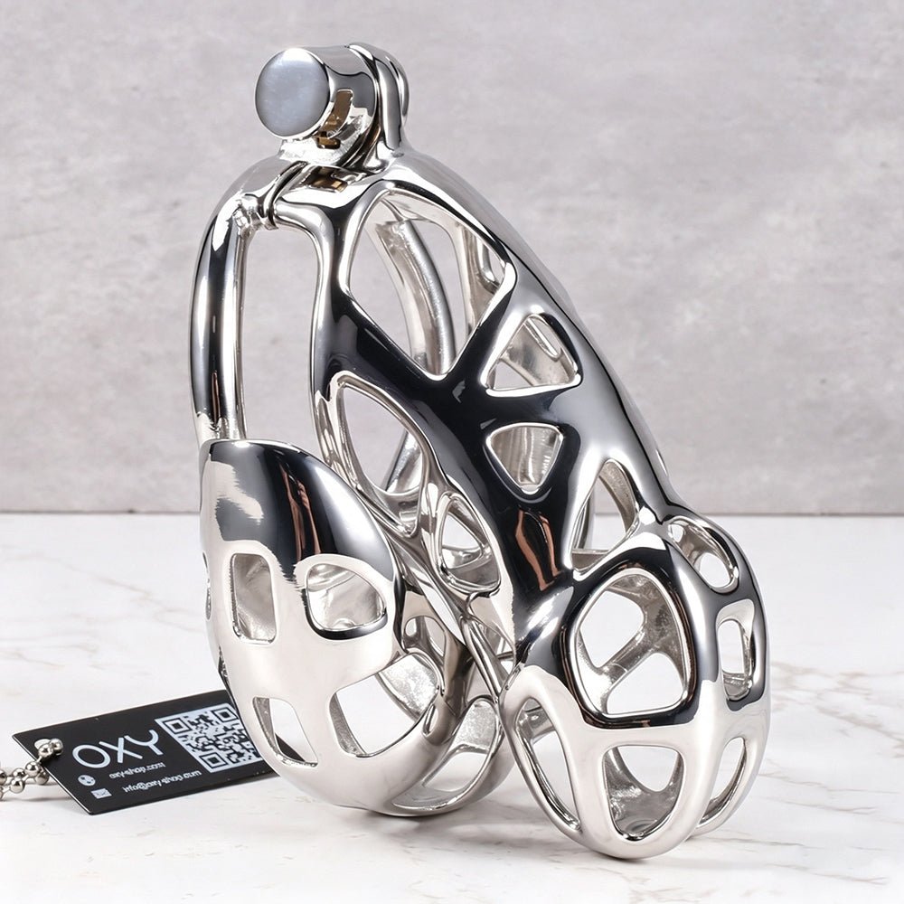 STEEL The Guardian With Balls Shell - Polished Steel - Oxy-shop
