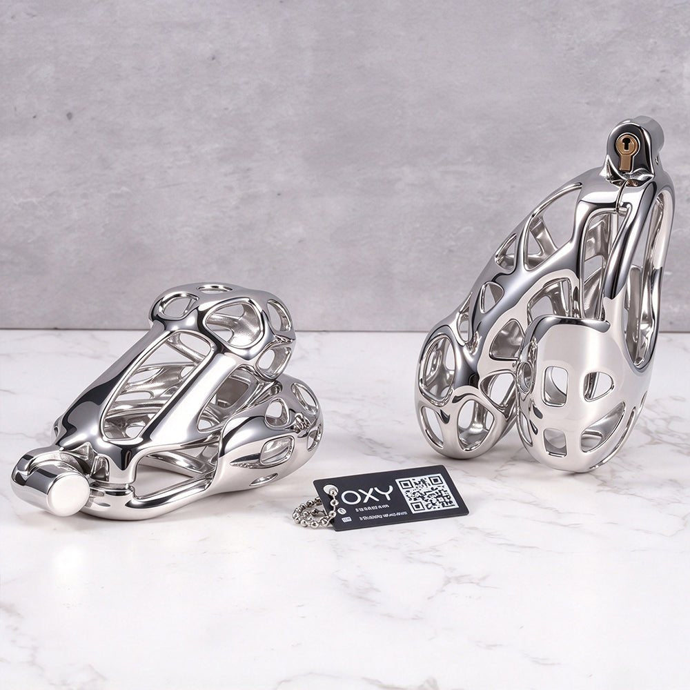 STEEL The Guardian With Balls Shell - Polished Steel - Oxy-shop