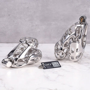 STEEL The Guardian With Balls Shell - Polished Steel - Oxy-shop