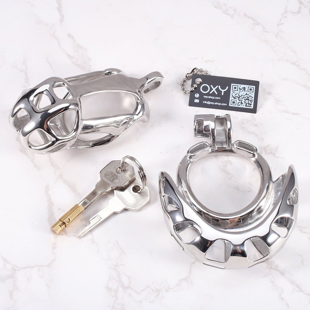 STEEL The Guardian With Balls Shell - Polished Steel - Oxy-shop