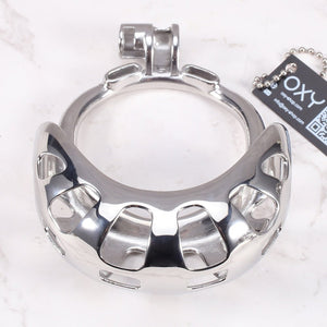 STEEL The Guardian With Balls Shell - Polished Steel - Oxy-shop