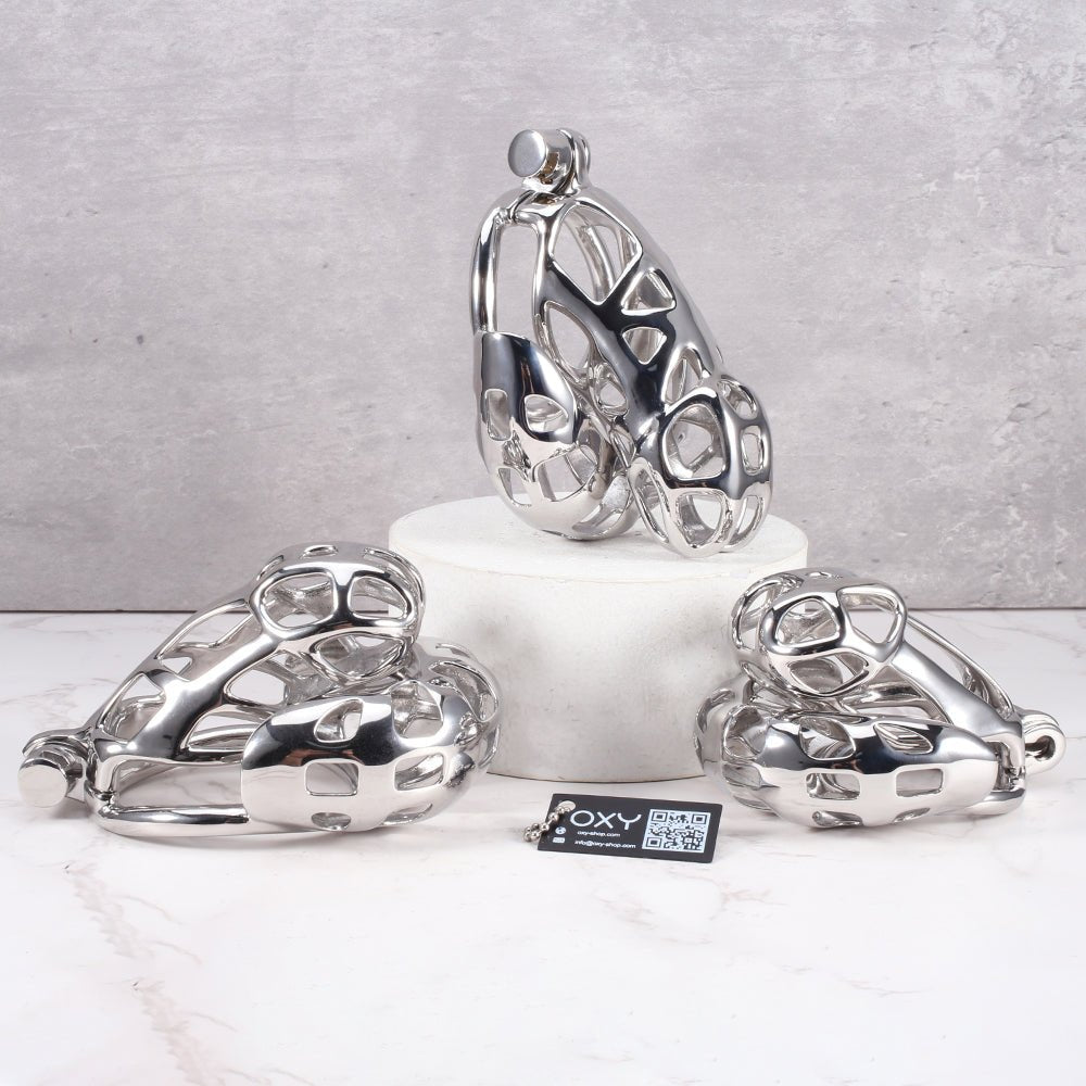 STEEL The Guardian With Balls Shell - Polished Steel - Oxy-shop