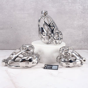 STEEL The Guardian With Balls Shell - Polished Steel - Oxy-shop