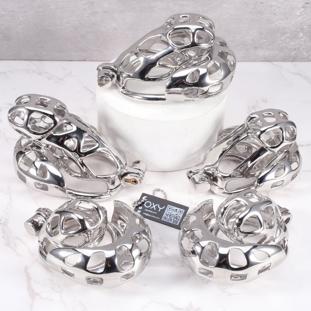 STEEL The Guardian With Balls Shell - Polished Steel - Oxy-shop