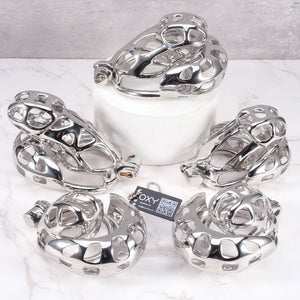 STEEL The Guardian With Balls Shell - Polished Steel - Oxy-shop