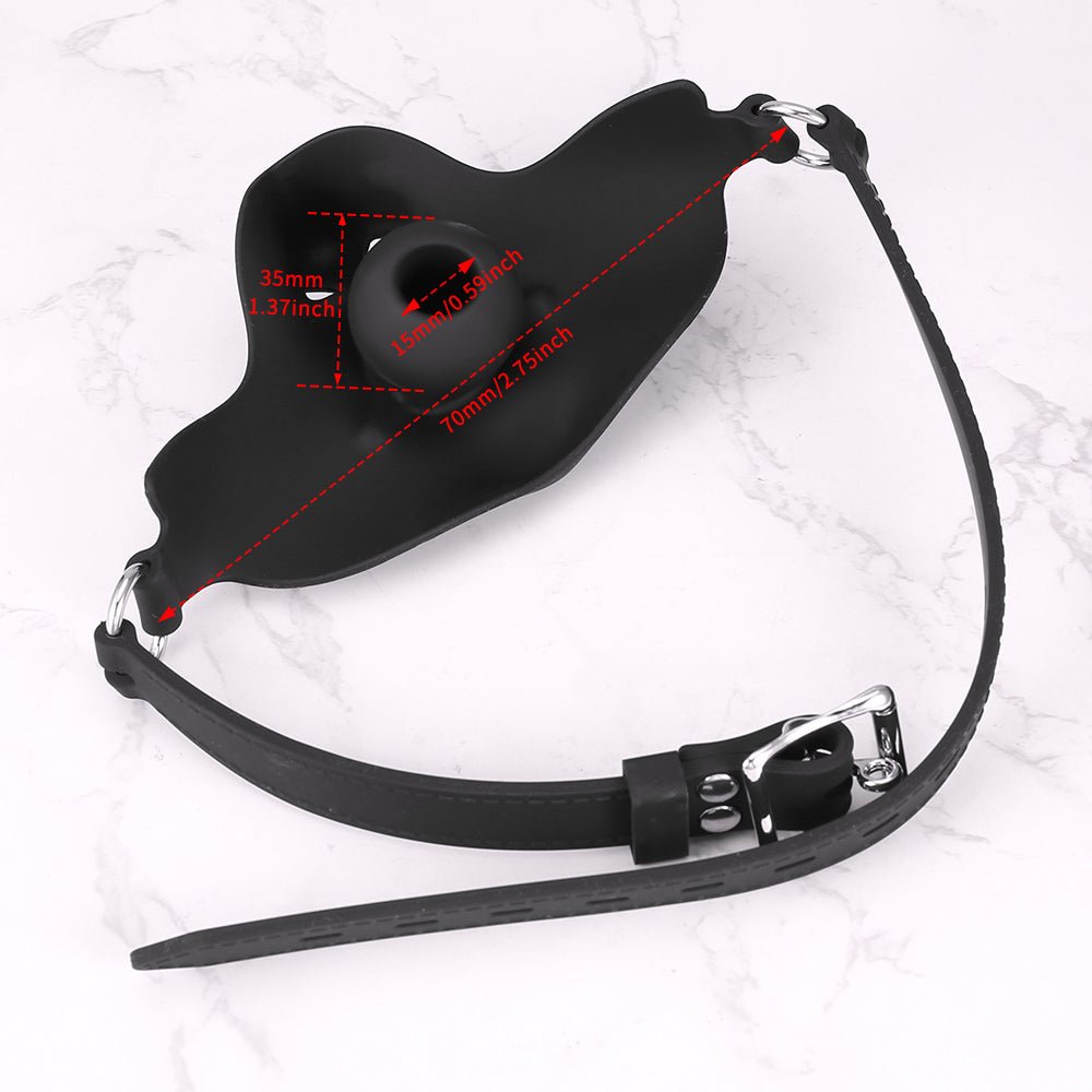 The Blank Slate Mask + Gag — No Face, No Voice, No Say - Oxy-shop