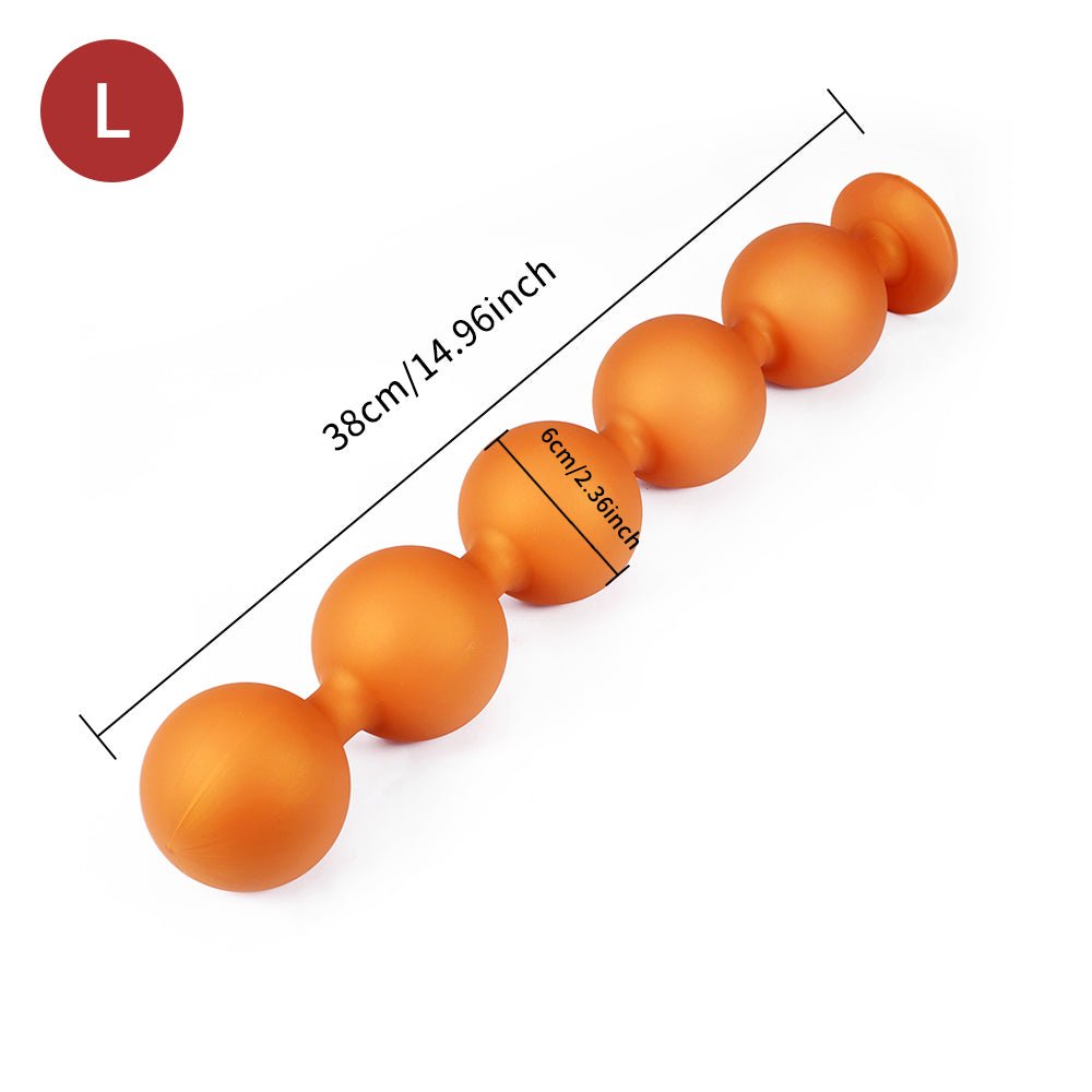 The De - Stressor - Anal Beads with suction cup - Oxy - shop