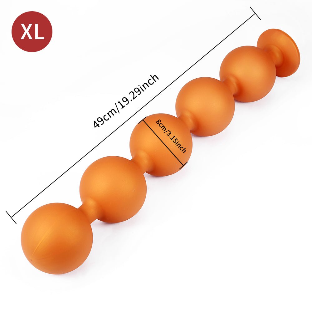 The De - Stressor - Anal Beads with suction cup - Oxy - shop