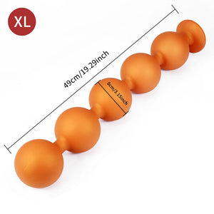 The De - Stressor - Anal Beads with suction cup - Oxy - shop