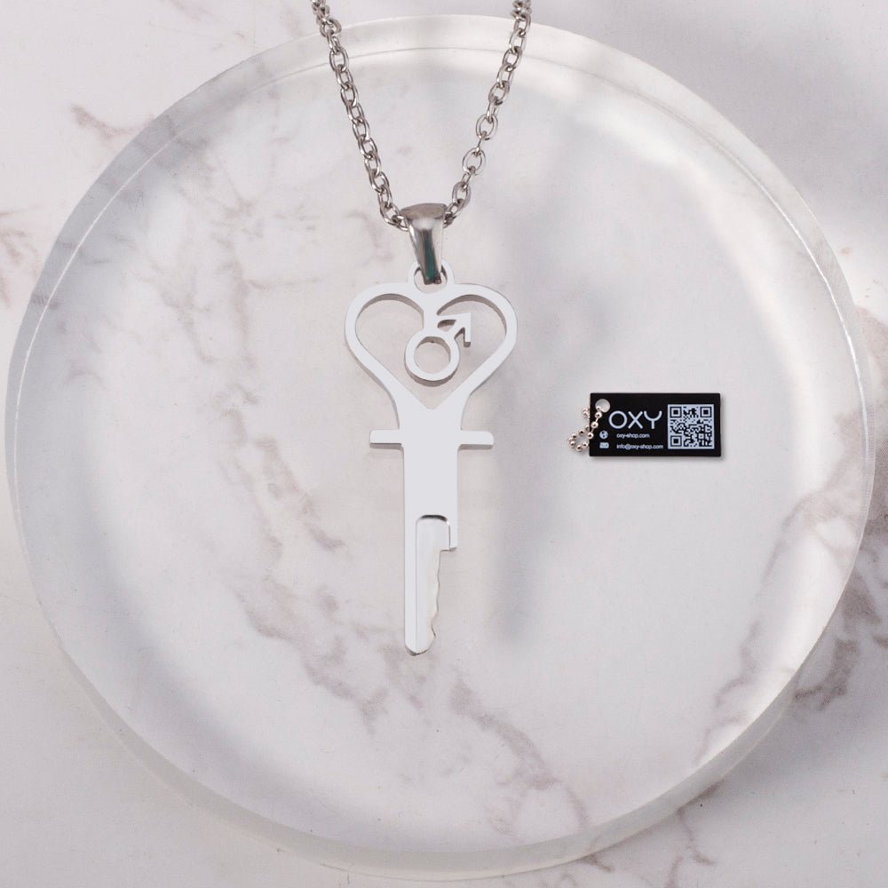 "The Key to Submission" - Chastity Key Necklace - Oxy - shop