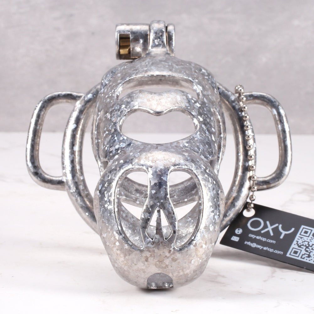 The Phantom Titanium Chastity - With D Rings for belt. - Oxy-shop