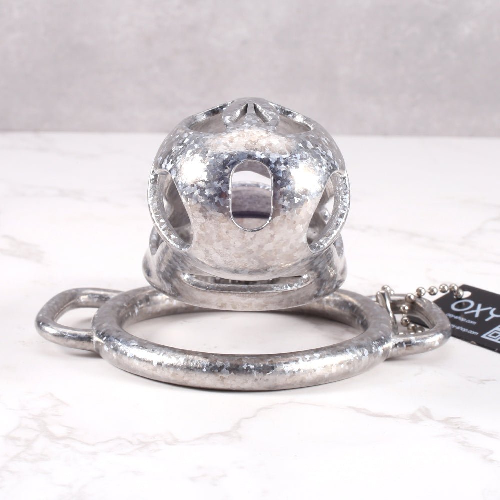 The Phantom Titanium Chastity - With D Rings for belt. - Oxy-shop