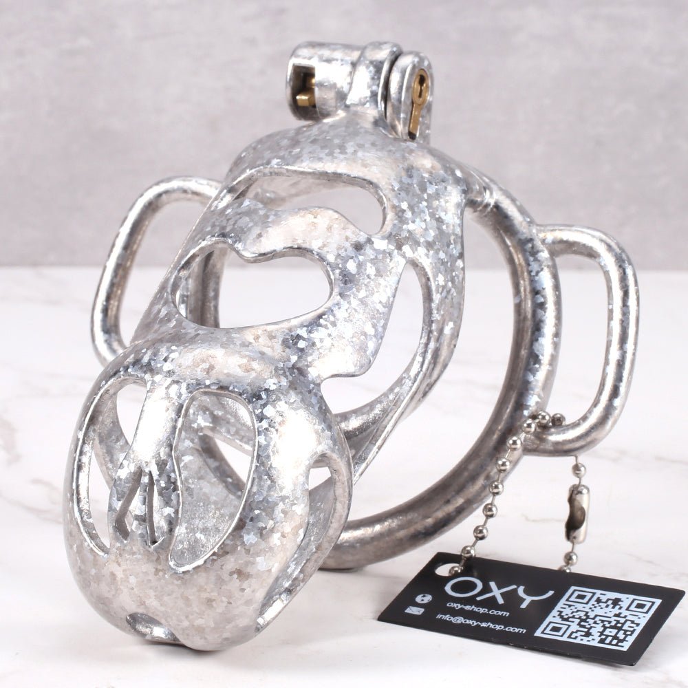 The Phantom Titanium Chastity - With D Rings for belt. - Oxy-shop