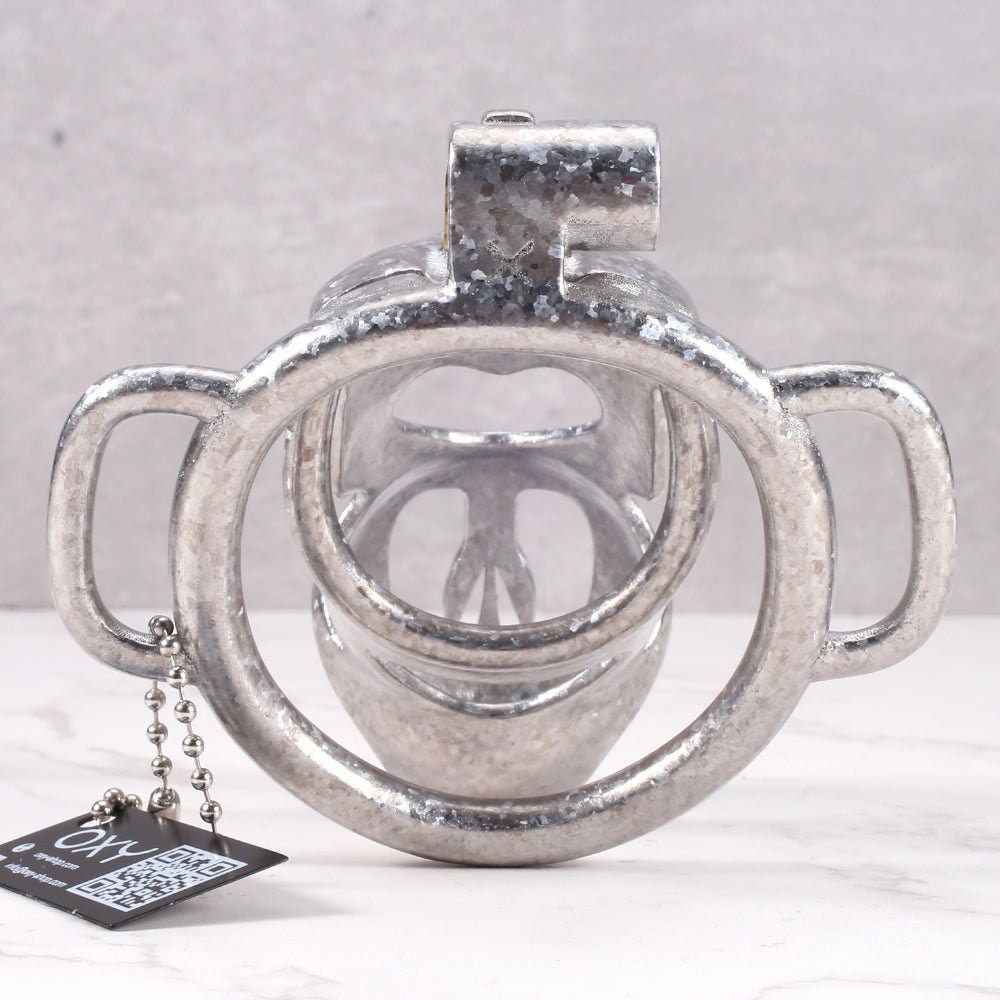 The Phantom Titanium Chastity - With D Rings for belt. - Oxy-shop
