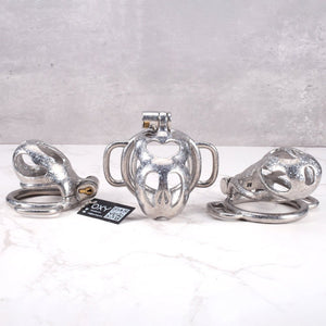 The Phantom Titanium Chastity - With D Rings for belt. - Oxy-shop
