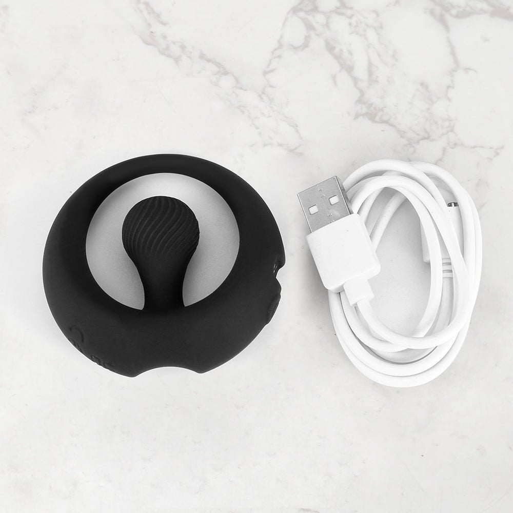 TheOrbit – Vibrating Couples Cock Ring with Clitoral Stimulator - Oxy-shop