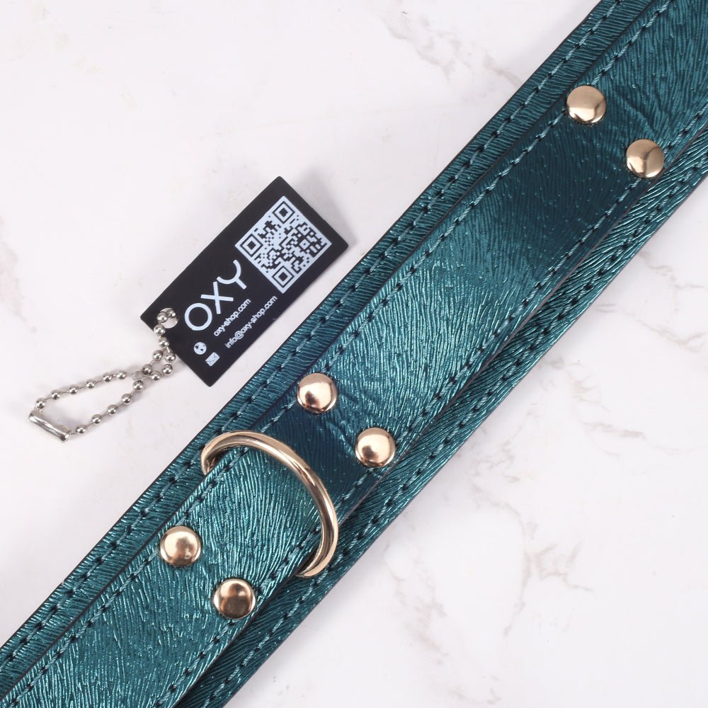 Velvet Reign – BDSM Collar with Matching Leash - Oxy-shop