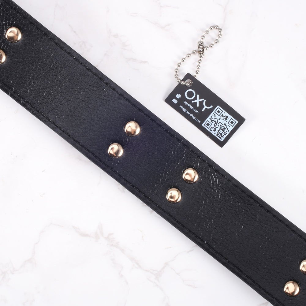 Velvet Reign – BDSM Collar with Matching Leash - Oxy-shop