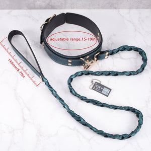 Velvet Reign – BDSM Collar with Matching Leash - Oxy-shop