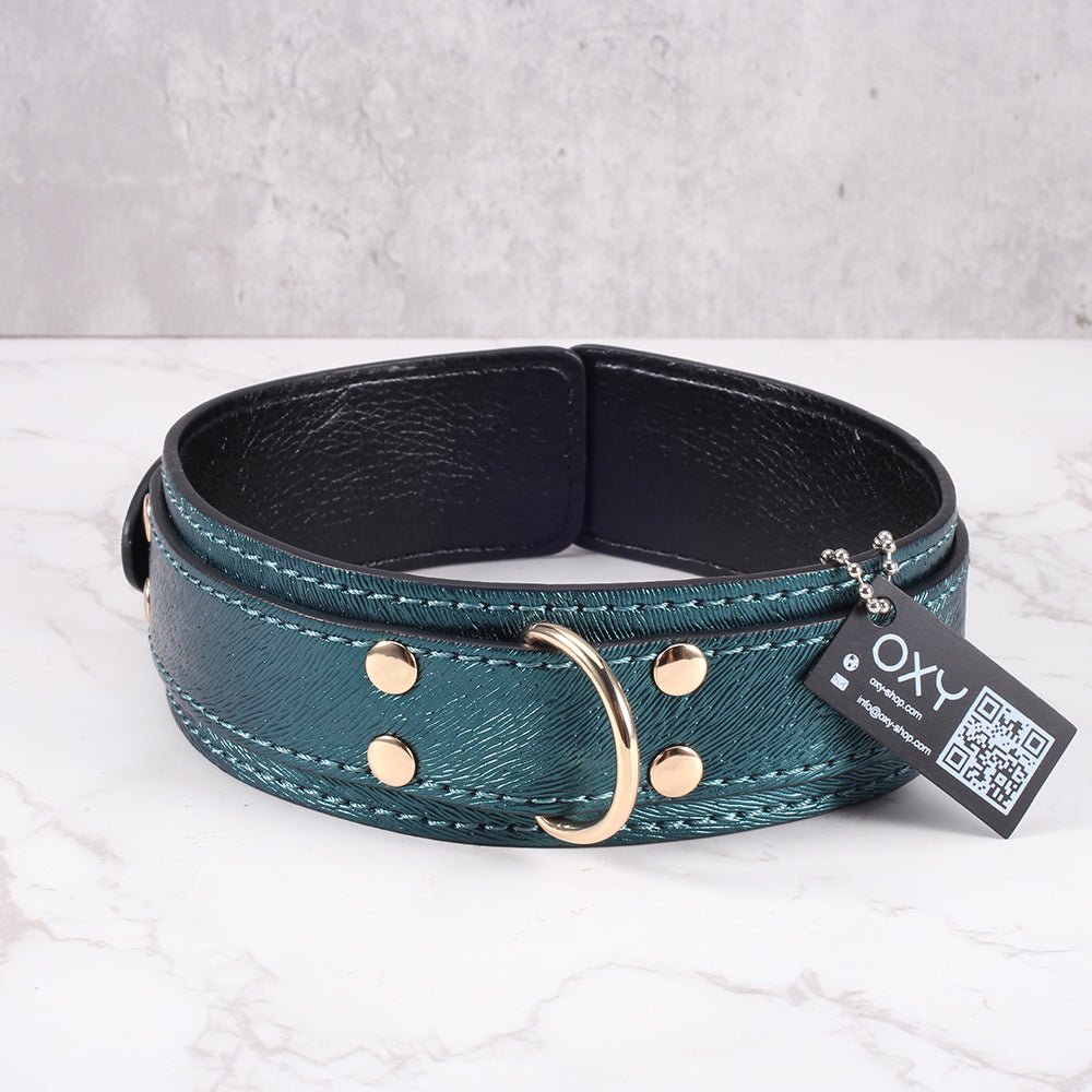 Velvet Reign – BDSM Collar with Matching Leash - Oxy-shop