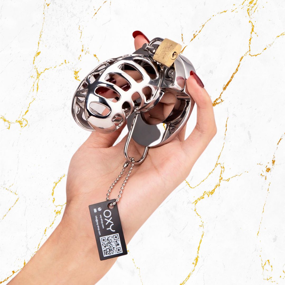 2-in-1 Ball Stretcher Cock Cage CH01 - Oxy-shop