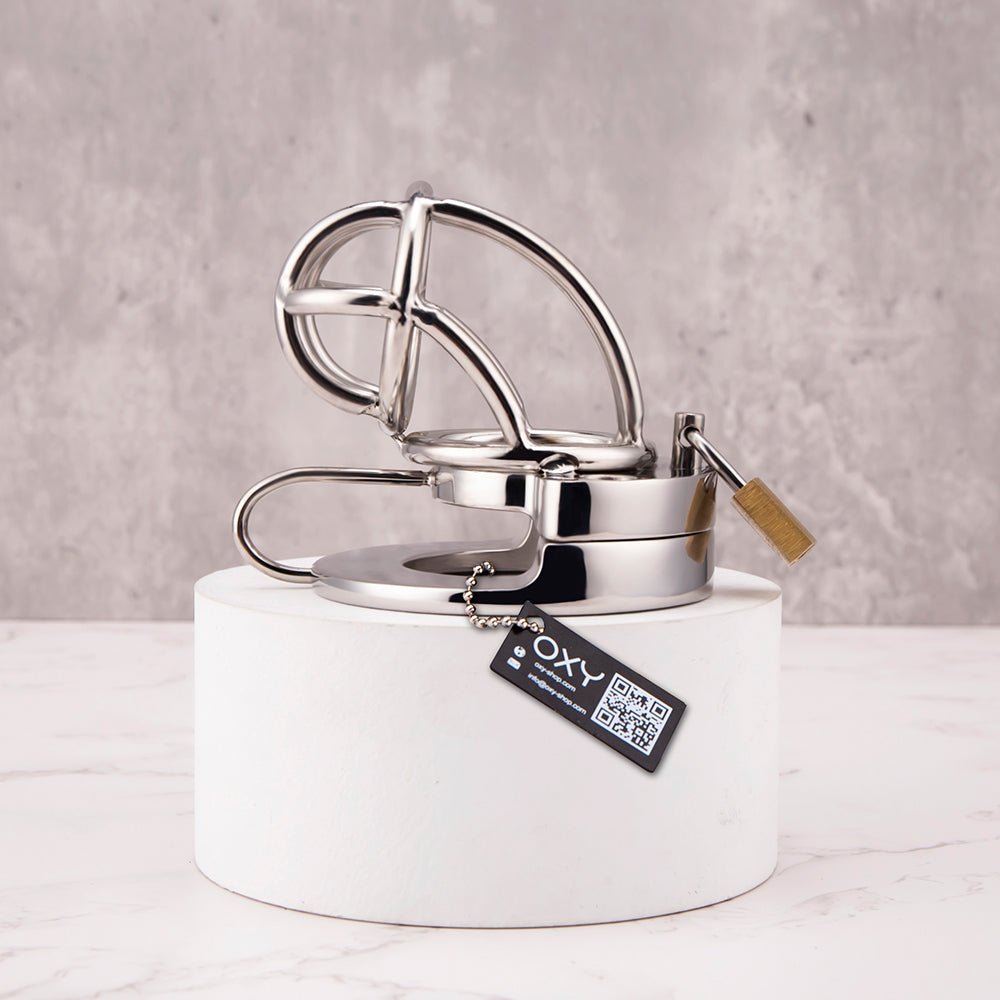 2-in-1 Ball Stretcher Cock Cage CH08 - Oxy-shop