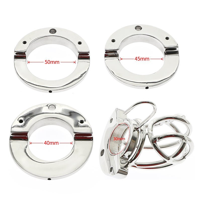 2-in-1 Ball Stretcher Cock Cage CH08 - Oxy-shop