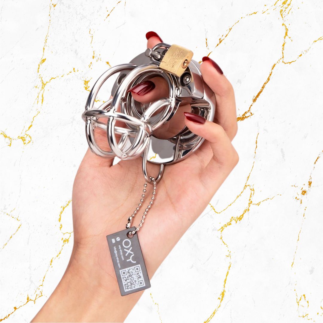 2-in-1 Ball Stretcher Cock Cage CH08 - Oxy-shop