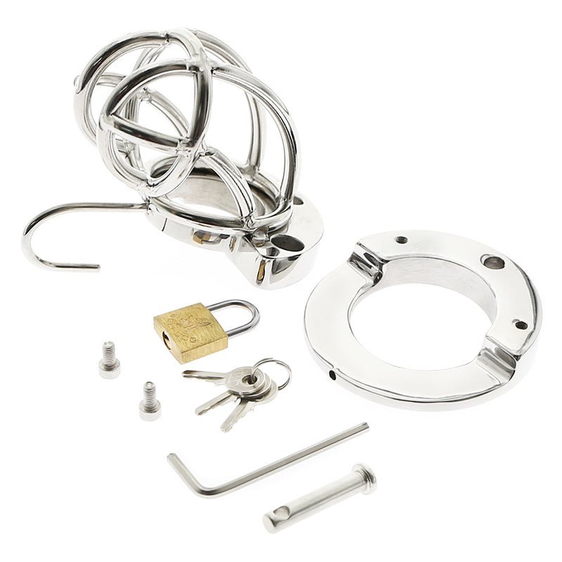 2-in-1 Ball Stretcher Cock Cage CH08 - Oxy-shop