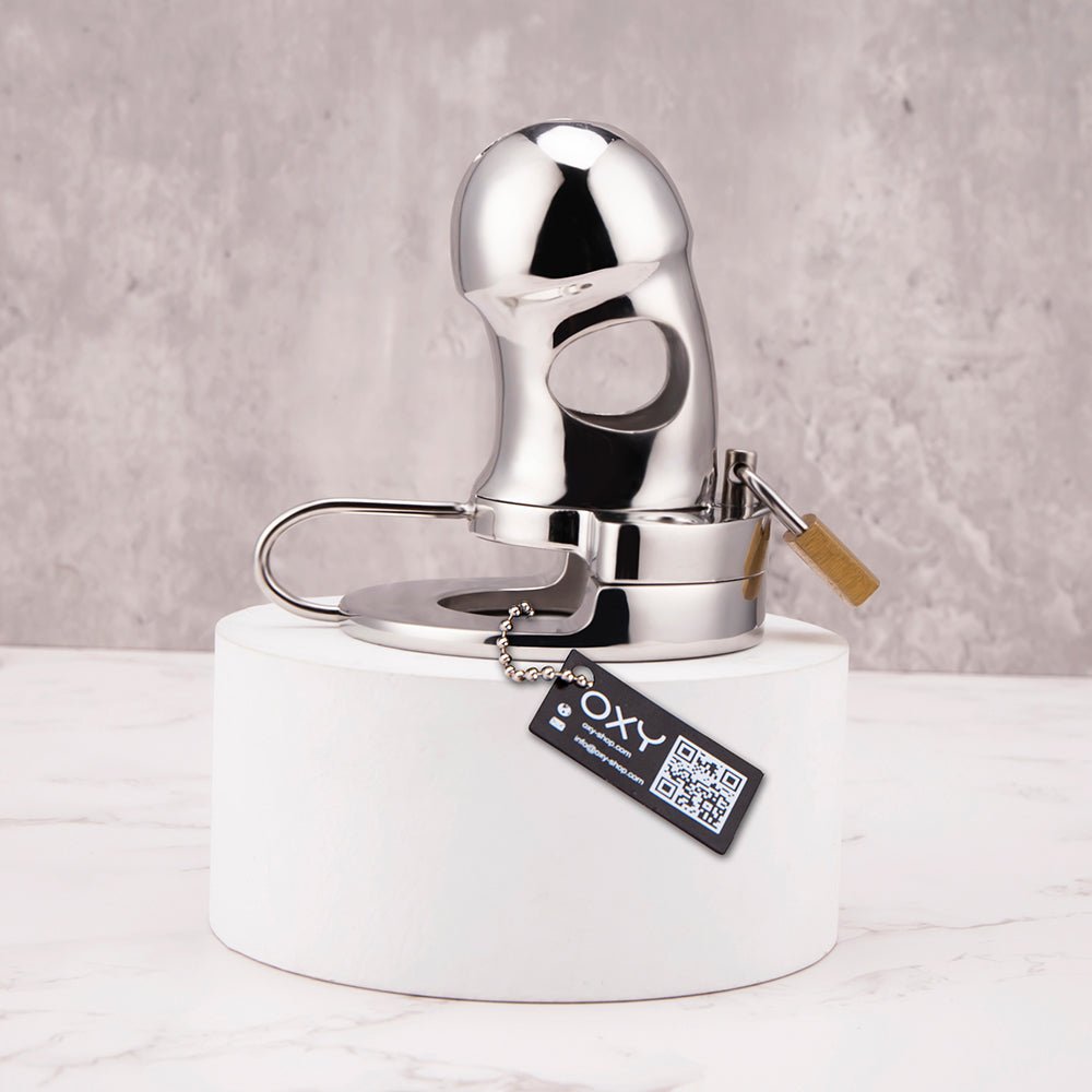 2-in-1 Ball Stretcher Cock Cage CH10 - Oxy-shop