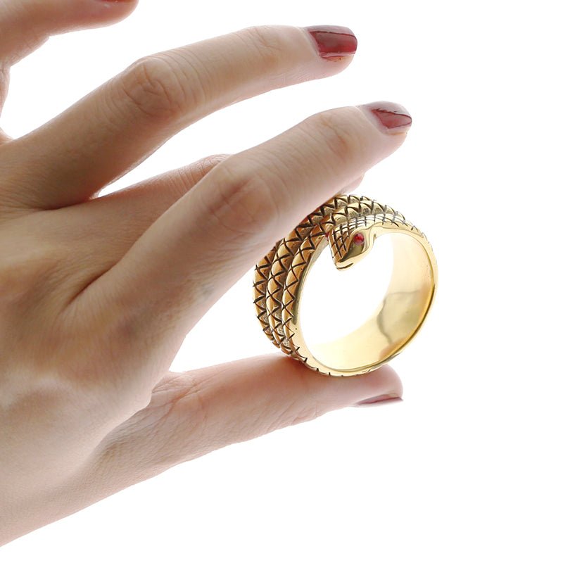 24K Cobra Glans Ring - Oxy-shop