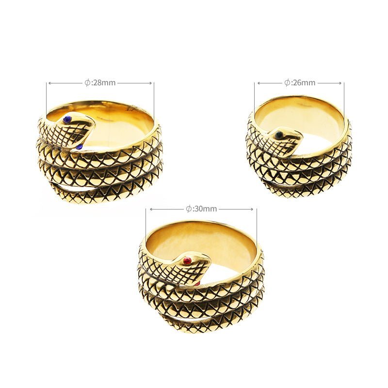 24K Cobra Glans Ring - Oxy-shop