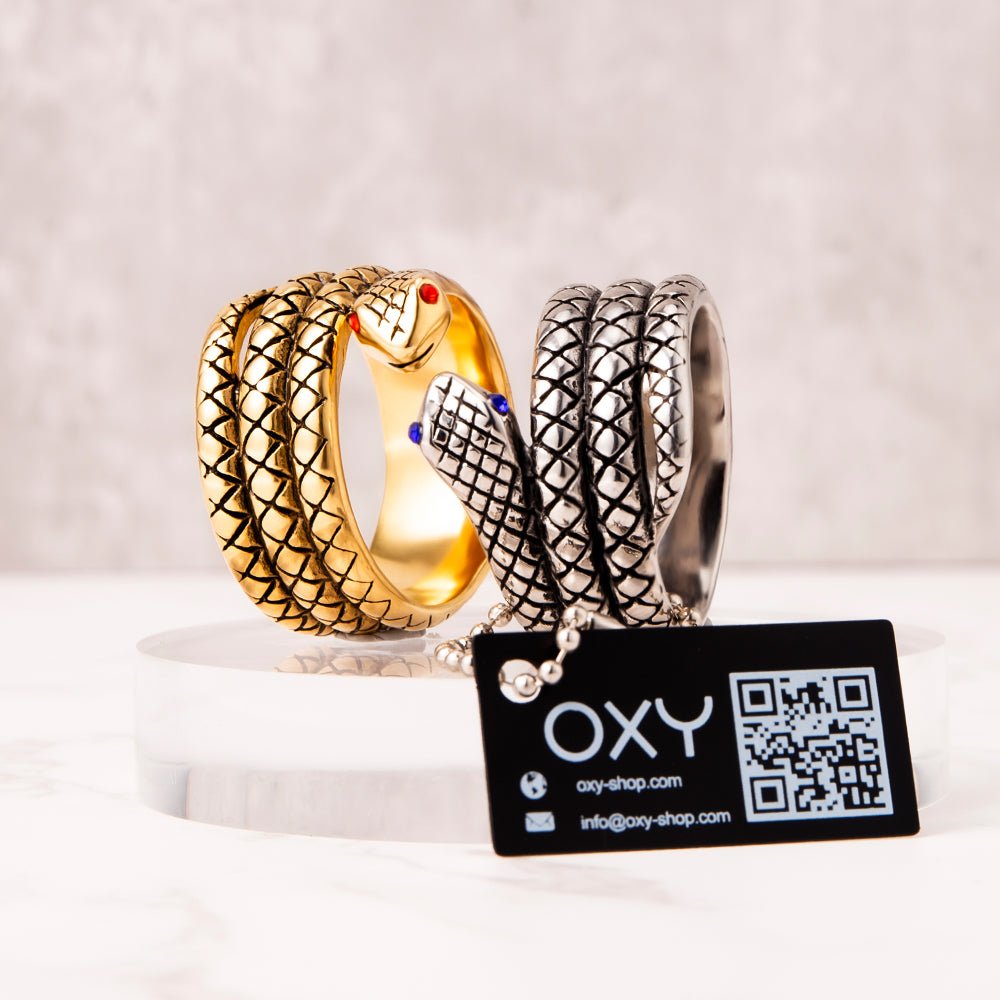 24K Cobra Glans Ring - Oxy-shop