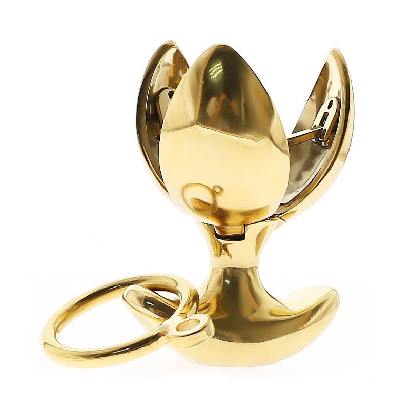 24K Gold Locking Butt Plug - Oxy-shop