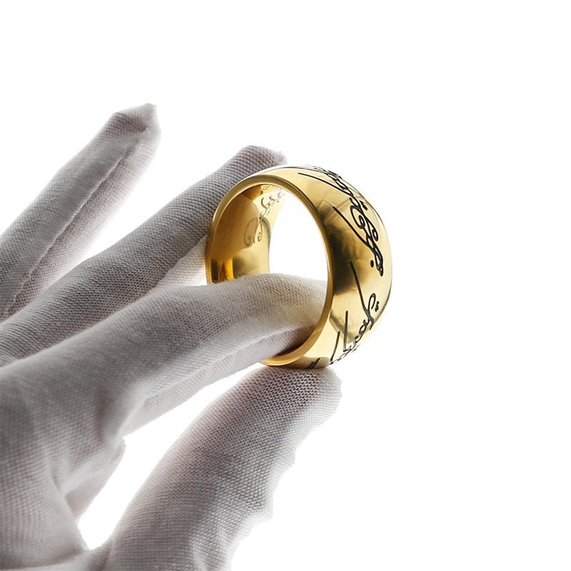 24K Gold "One to rule them all" Glans Ring - Oxy-shop